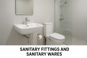 Sanitary fittings and sanitary wares
